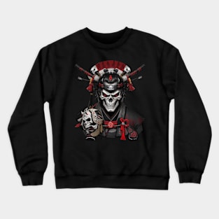 Samurai Skull Mask Crewneck Sweatshirt